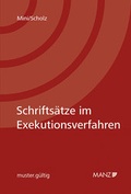 Cover: Schrifts&auml;tze im Exekutionsverfahren - Manz