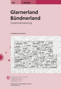 Abbildung von: 106 Glarnerland - Bündnerland - swisstopo