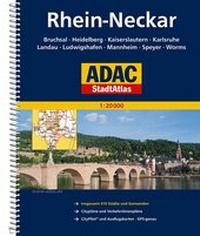 Abbildung von: ADAC StadtAtlas Rhein-Neckar mit Bruchsal, Heidelberg, Kaiserslautern, Karlsruhe - ADAC Reiseführer