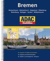 Abbildung von: ADAC StadtAtlas Bremen mit Bremerhaven, Delmenhorst, Helgoland, Oldenburg - ADAC Reiseführer