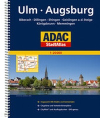 Abbildung von: ADAC StadtAtlas Ulm/Augsburg mit Biberach, Dillingen, Ehingen, Geislingen a.d.St - ADAC Reiseführer