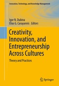 Cover: Creativity, Innovation, and Entrepreneurship Across Cultures - Springer