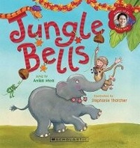 Enlarge image Cover: Jungle Bells (Book and CD) - Scholastic New Zealand