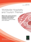 Cover: What is the current and future impact of social media on hospitality and tourism? - Emerald Group Publishing Limited