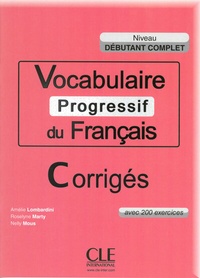 Abbildung von: Vocabulaire progressif du français, Niveau débutant complet - Klett