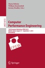 Cover: Computer Performance Engineering - Springer