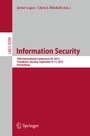 Cover: Information Security - Springer