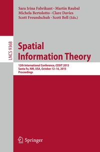 Enlarge image Cover: Spatial Information Theory - Springer
