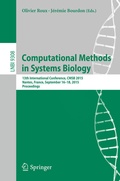 Cover: Computational Methods in Systems Biology - Springer