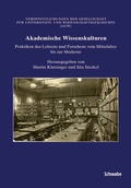 Cover: Akademische Wissenskulturen - Schwabe Verlagsgruppe AG Schwabe Verlag