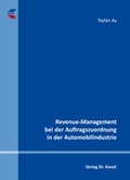 Cover: Revenue-Management bei der Auftragszuordnung in der Automobilindustrie - Kovac, Dr. Verlag