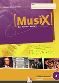 Cover: MusiX 3 (Ausgabe ab 2011) Sch&uuml;lerarbeitsheft 3 - Helbling Verlag