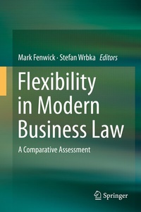 Abbildung von: Flexibility in Modern Business Law - Springer