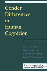 Enlarge image Cover: Gender Differences in Human Cognition - OUP eBook