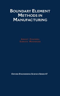 Enlarge image Cover: Boundary Element Methods in Manufacturing - OUP eBook