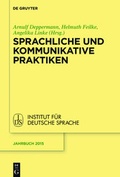 Cover: Sprachliche und kommunikative Praktiken - De Gruyter Mouton