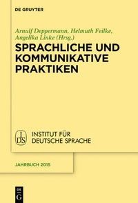 Abbildung von: Sprachliche und kommunikative Praktiken - De Gruyter