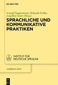 Cover: Sprachliche und kommunikative Praktiken - De Gruyter