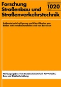 Cover: Erdbautechnische Eignung und Klassifikation von B&ouml;den mit Fremdbestandteilen und von Bauschutt - Fachverlag NW in Carl Ed. Sch&uuml;nemann KG