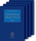 Bild: Blackstone's Criminal Practice 2016 - Oxford University Press
