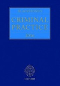 Bild: Blackstone's Criminal Practice 2016 - Oxford University Press