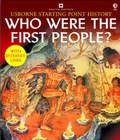Cover: Who Were the First People - Usborne Publishing Ltd