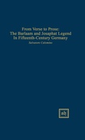 Cover: From Verse to Prose - Scripta Humanistica