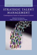 Cover: Strategic Talent Management - Cambridge University Press