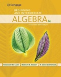 Cover: Bundle: Beginning and Intermediate Algebra: A Guided Approach, 7th + Webassign Printed Access Card for Karr/Massey/Gustafson's Beginning and Intermediate Algebra: A Guided Approach, 7th Edition, Single-Term - Cengage Learning