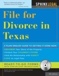 Cover: File for Divorce in Texas - Sphinx Publishing