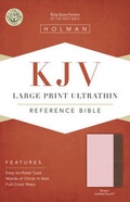 Cover: KJV Large Print Ultrathin Reference Bible, Pink/Brown - Broadman & Holman Publishers