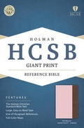 Cover: HCSB Giant Print Reference Bible, Pink/Brown, Indexed - Broadman & Holman Publishers