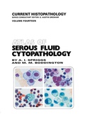 Cover: Atlas of Serous Fluid Cytopathology - Springer