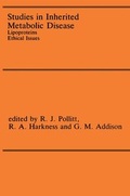 Cover: Studies in Inherited Metabolic Disease - Kluwer Academic Publishers