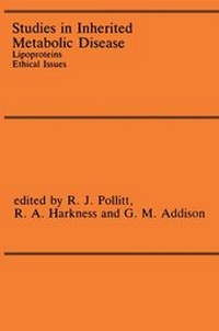 Enlarge image Cover: Studies in Inherited Metabolic Disease - Kluwer Academic Publishers