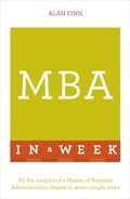 Cover: MBA In A Week - TEACH YOURSELF