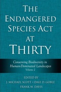 Abbildung von: Endangered Species Act at Thirty - Island Press