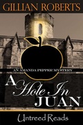 Cover: A Hole in Juan (An Amanda Pepper Mystery) - Simon + Schuster LLC