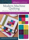 Cover: Modern Machine Quilting - Straight Lines, Spirals, Serpentines, and More! - Interweave Press