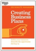 Cover: Creating Business Plans (HBR 20-Minute Manager Series) - Harvard Business Review Press