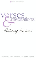 Cover: Verses and Meditations - Rudolf Steiner Press