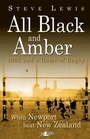 Cover: All Black and Amber - 1963 and a Game of Rugby - Y Lolfa