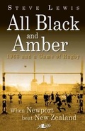 Cover: All Black and Amber - 1963 and a Game of Rugby - Y Lolfa