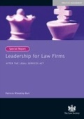 Cover: Leadership for Law Firms - Law Society