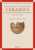 Cover: Medieval and Post-Medieval Ceramics in the Eastern Mediterranean - Brepols N.V.