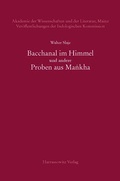 Cover: Bacchanal im Himmel und andere Proben aus Ma'nkha - Harrassowitz Verlag