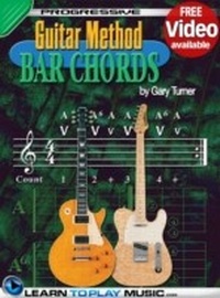 Abbildung von: Guitar Lessons - Guitar Bar Chords for Beginners - LearnToPlayMusic.com