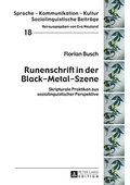 Cover: Runenschrift in der Black-Metal-Szene - Peter Lang Verlag