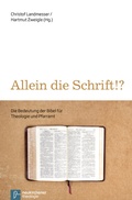 Cover: Allein die Schrift!? - Vandenhoeck & Ruprecht