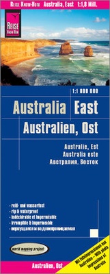 Abbildung von: Reise Know-How Landkarte Australien, Ost / Australia, East (1:1.800.000) - Reise Know-How Verlag Peter Rump GmbH